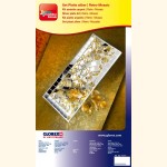 RETRO Mosaik SET Platte silber/gold 495101
